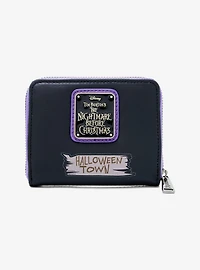 Loungefly Disney The Nightmare Before Christmas Characters Group Portrait Small Zip Wallet - BoxLunch Exclusive