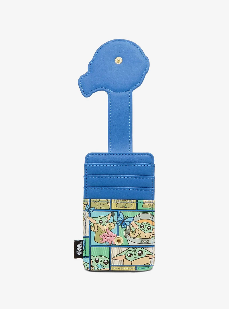 Loungefly Star Wars The Mandalorian Grogu Panels Cardholder - BoxLunch Exclusive
