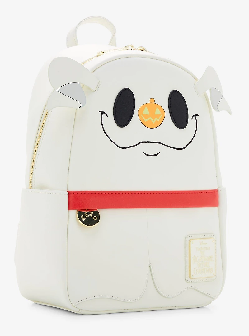 Loungefly Disney The Nightmare Before Christmas Figural Zero Glow-in-the-Dark Mini Backpack - BoxLunch Exclusive