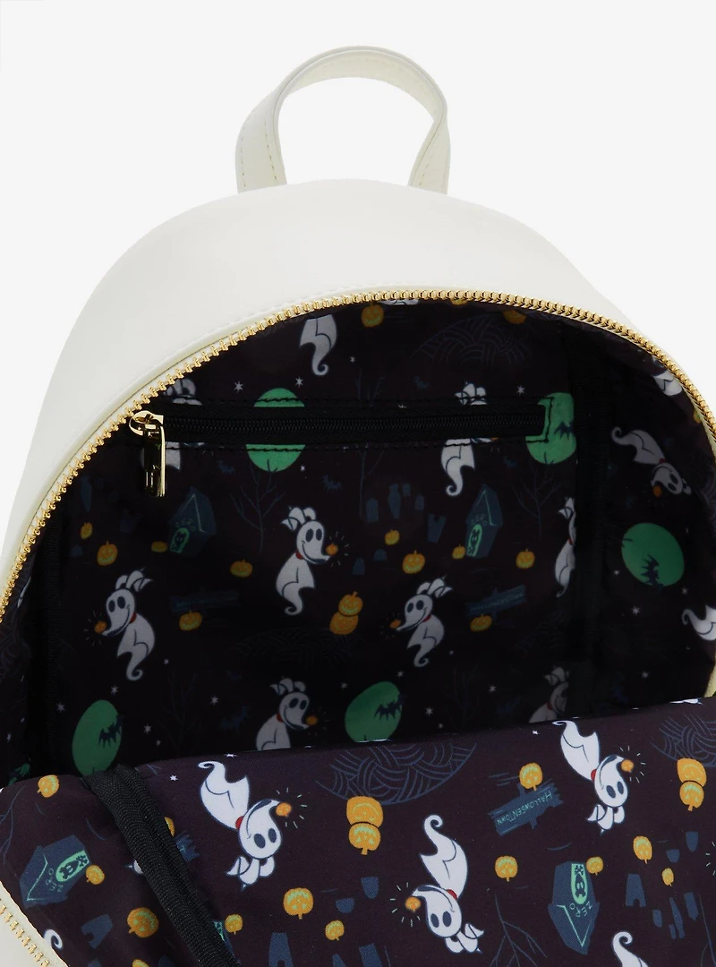 Loungefly Disney The Nightmare Before Christmas Figural Zero Glow-in-the-Dark Mini Backpack - BoxLunch Exclusive
