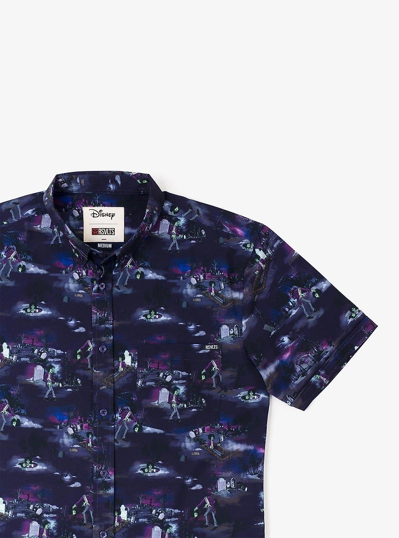 RSVLTS Disney Hocus Pocus "Billy's Graveyard Shift" KUNUFLEX Short Sleeve Shirt