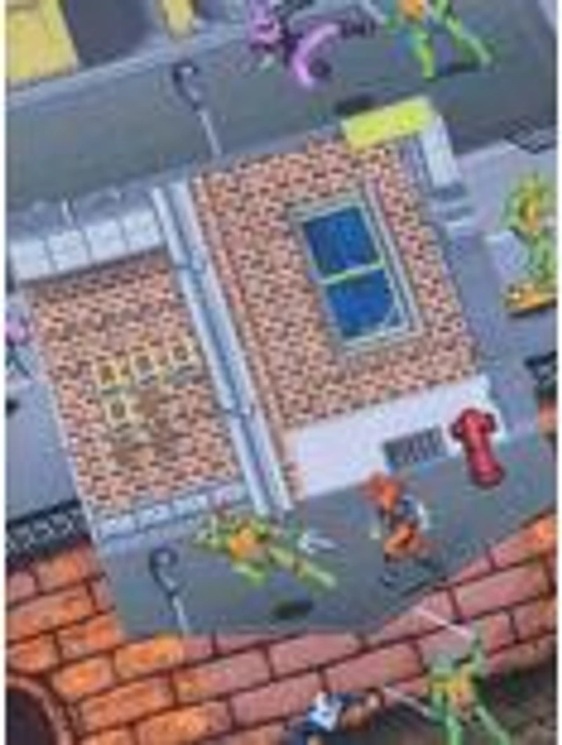 RSVLTS Teenage Mutant Ninja Turtles "Button Mashers" Button-Up Shirt