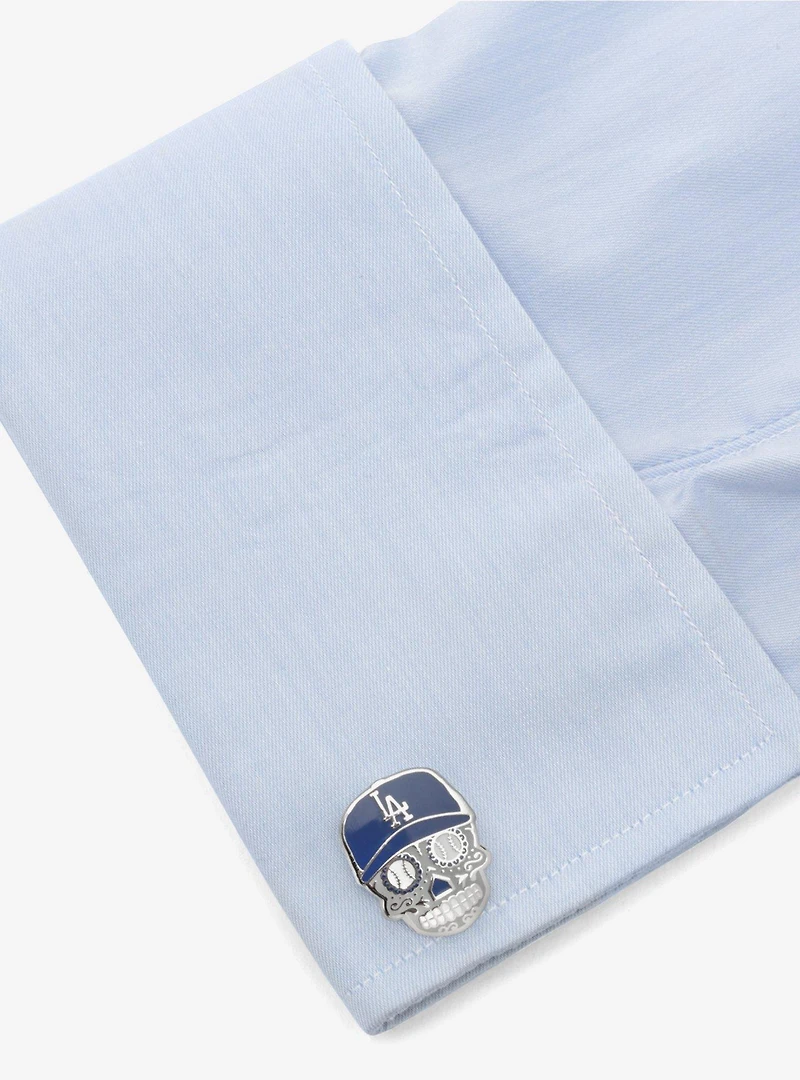 La Dodgers Sugar Skull Cufflinks