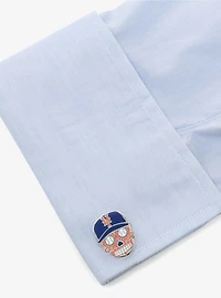 New York Mets Sugar Skull Cufflinks