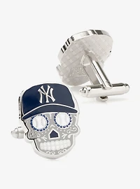 New York Yankees Sugar Skull Cufflinks