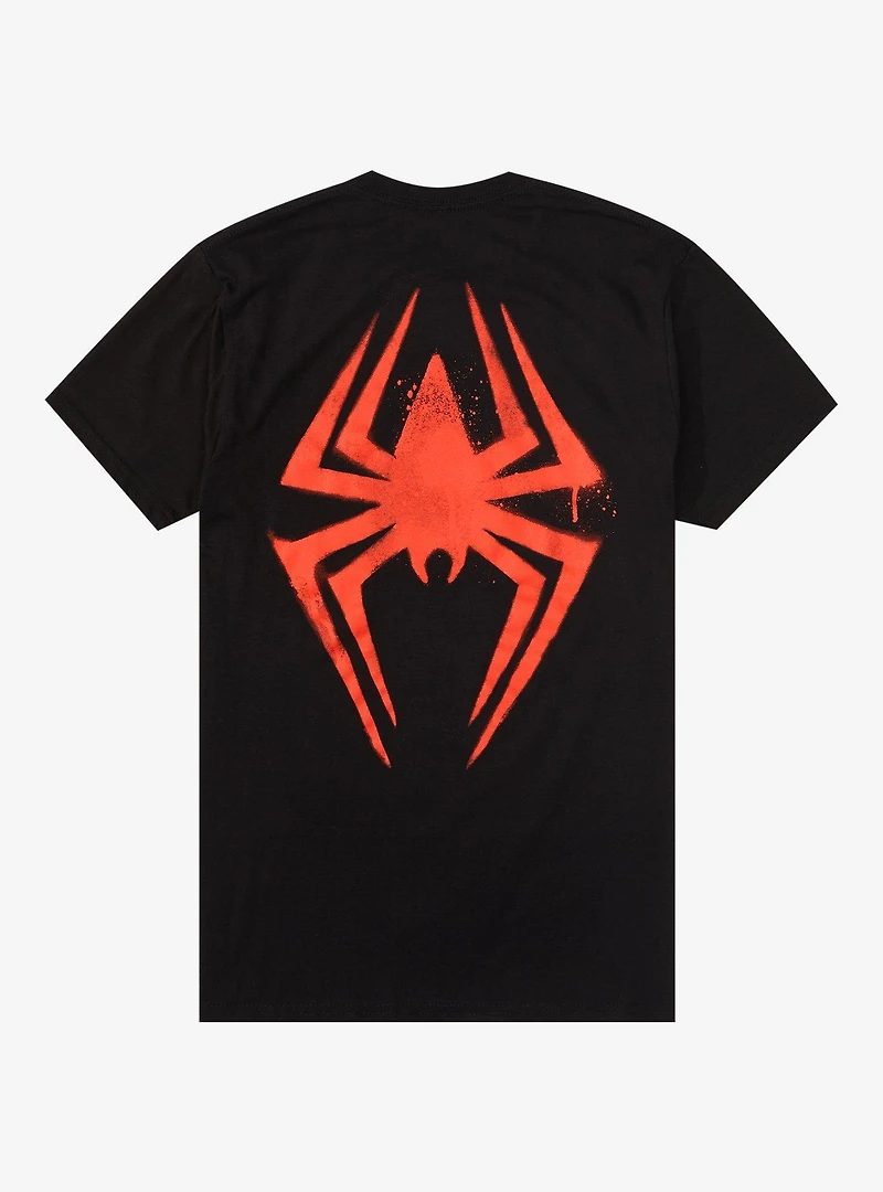 Marvel Spider-Man: Across The Spider-Verse Miles Logo T-Shirt