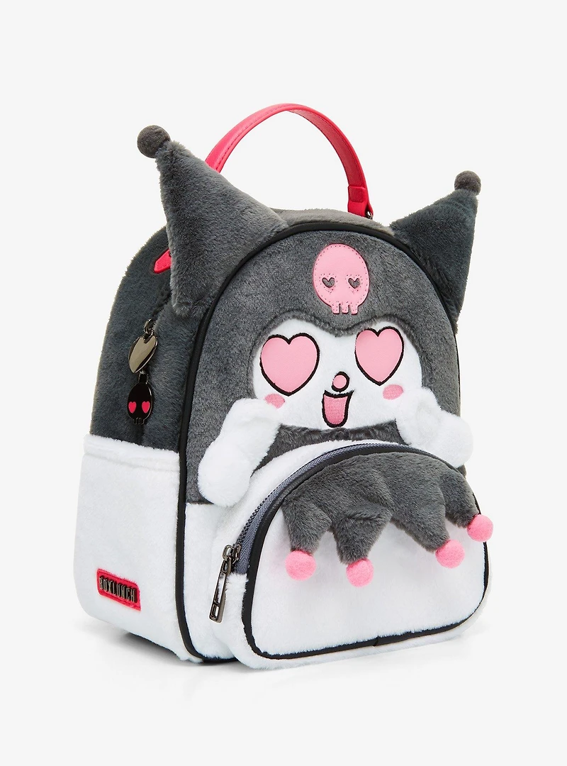 Sanrio Kuromi Heart Eyes Figural Mini Backpack - BoxLunch Exclusive