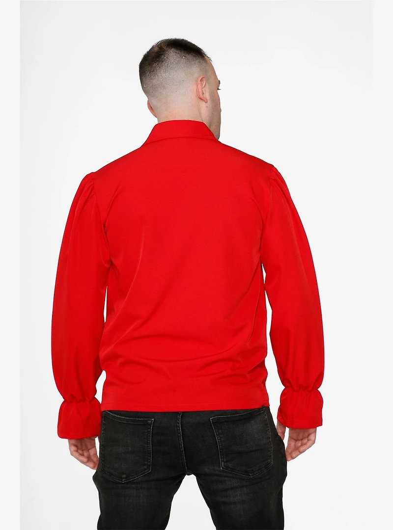 Red Pirate Men's Long Sleeve Shirt