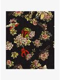 Star Wars Boba Fett Floral Woven Button-Up