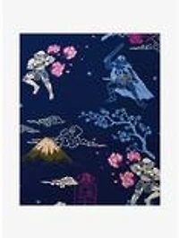 Star Wars Samurai Storm Trooper Woven Button-Up