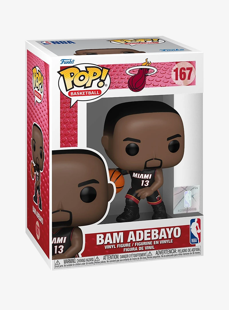 Funko Pop! Basketball NBA Miami Heat Bam Adebayo Vinyl Figure