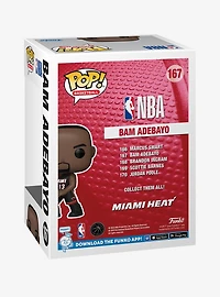 Funko Pop! Basketball NBA Miami Heat Bam Adebayo Vinyl Figure