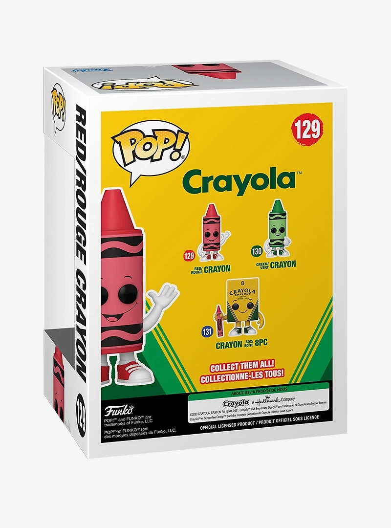 Funko Pop! Crayola Red Crayon Vinyl Figure