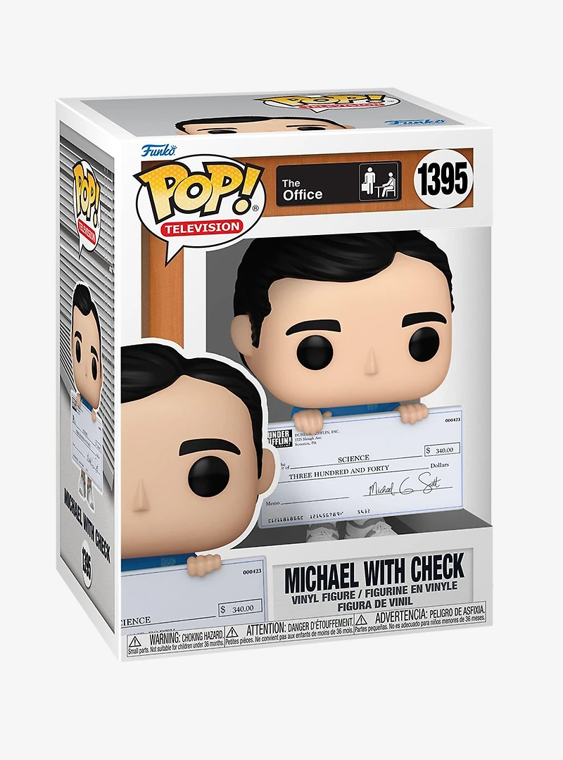 Funko Pop! Television The Office Michael with Check Vinyl Figure
