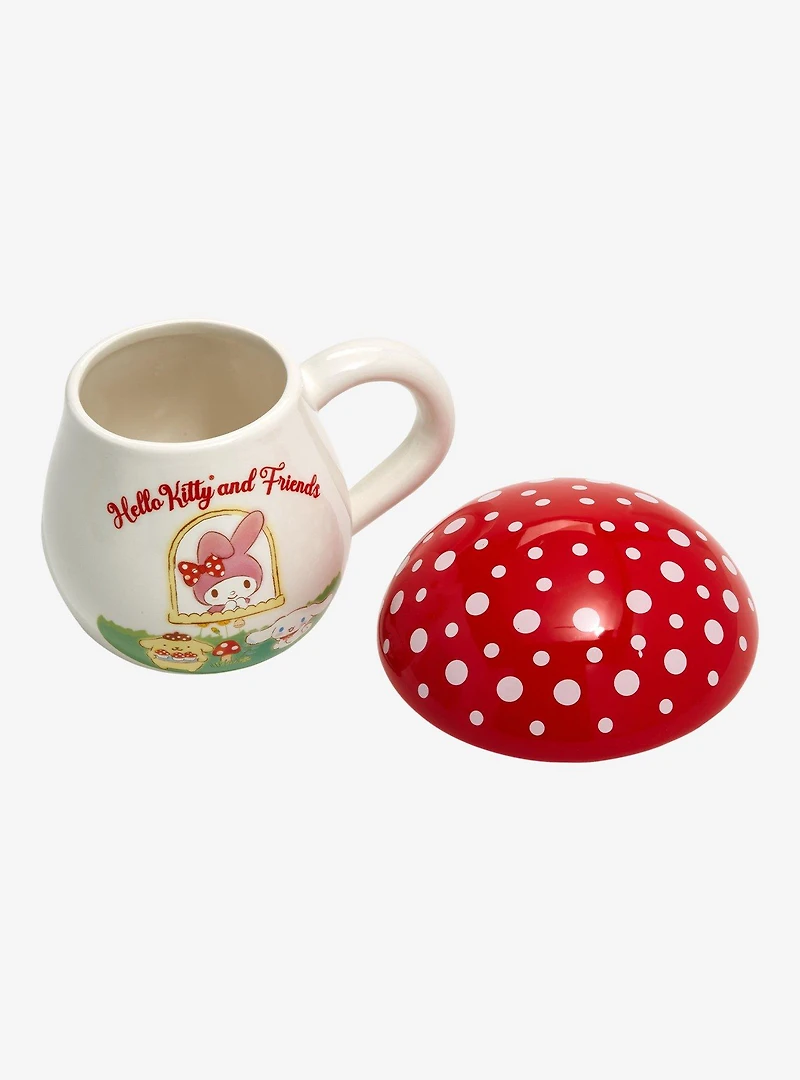 Sanrio Hello Kitty & Friends Figural Mushroom Mug with Lid - BoxLunch Exclusive
