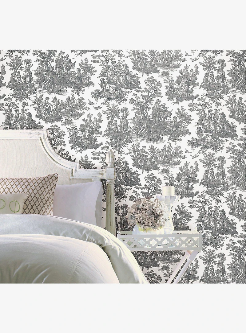 Country Life Toile Peel & Stick Wallpaper