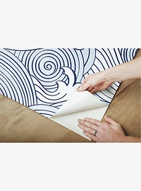 Vibrant Waves Peel & Stick Wallpaper