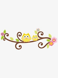 Happi Scroll Tree Letter Branch Peel & Stick Giant Wall Decal