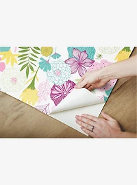 Perennial Blooms Peel & Stick Wallpaper