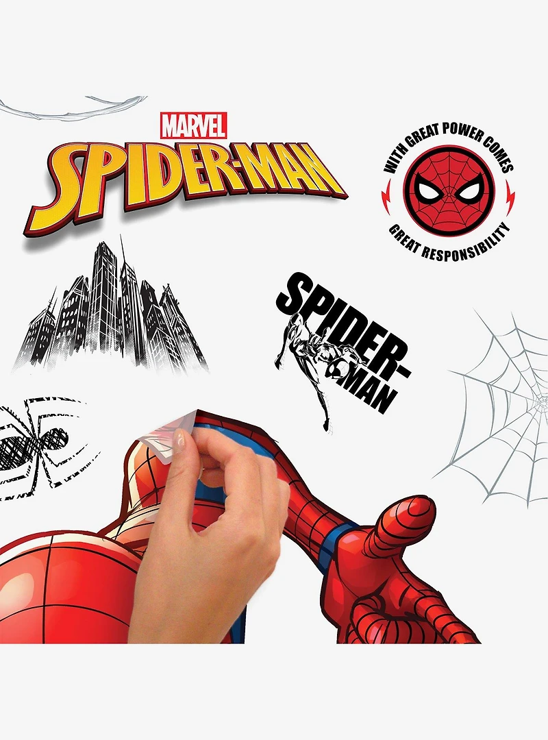 Marvel Spider-Man Growth Chart Giant Peel & Stick Wall Decals