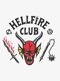 Stranger Things Hellfire Club Giant Peel & Stick Wall Decals