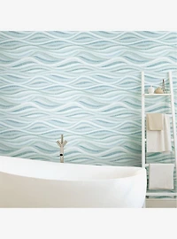 Mosaic Waves Peel & Stick Wallpaper