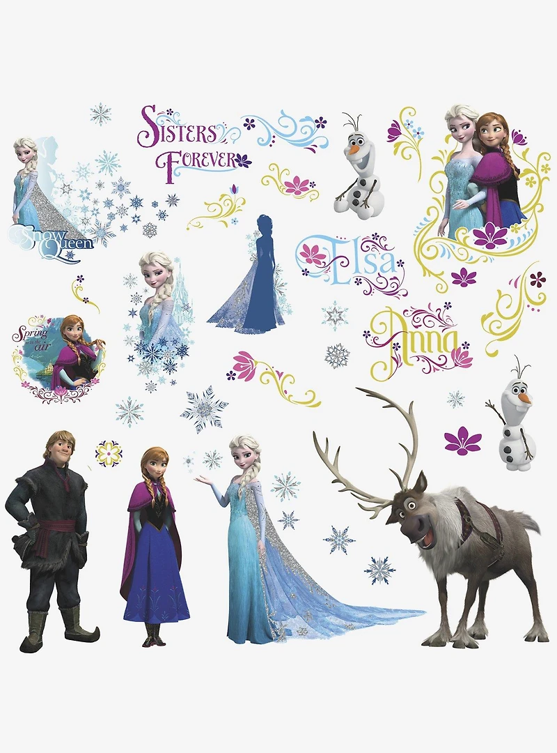 Disney Frozen Peel And Stick Wall Decals