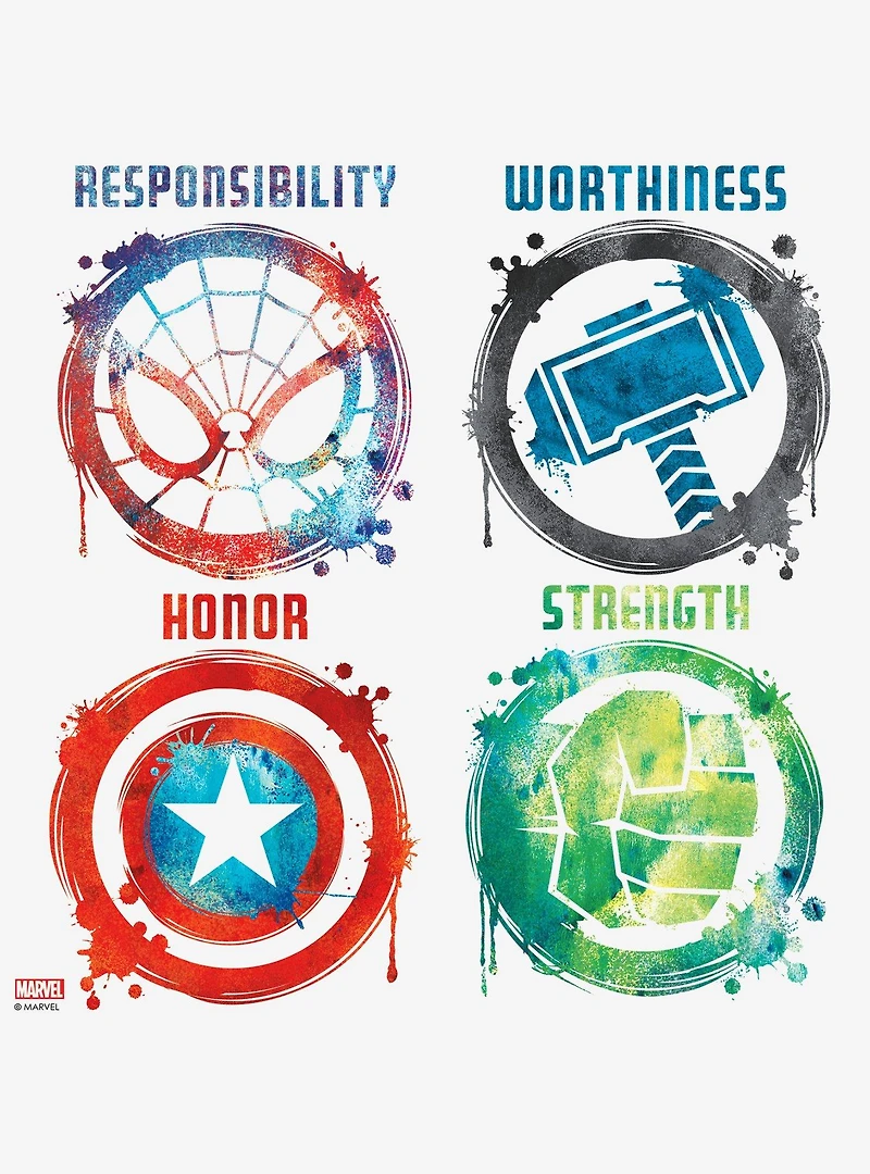 Marvel Avengers Icons Peel And Stick Wall Decals