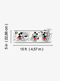 Disney Mickey Mouse Vintage Peel & Stick Wallpaper Border