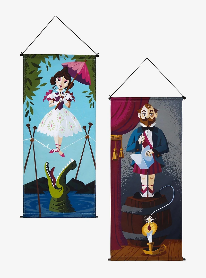 Disney The Haunted Mansion Stretching Portraits Garden Hanging Banners Set