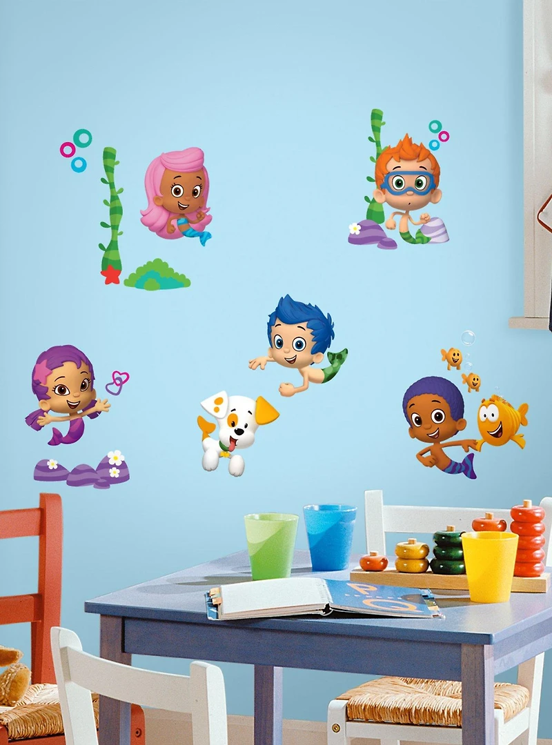 Bubble Guppies Peel And Stick Wall Decals