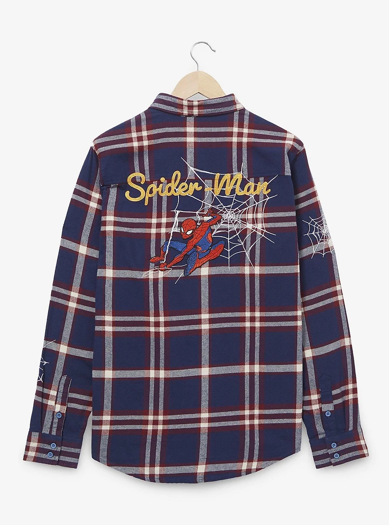 Marvel Spider-Man Web Flannel - BoxLunch Exclusive