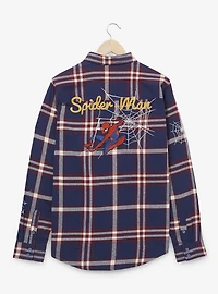 Marvel Spider-Man Web Flannel - BoxLunch Exclusive