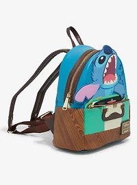 Loungefly Disney Lilo & Stitch Record Player Stitch Mini Backpack - BoxLunch Exclusive