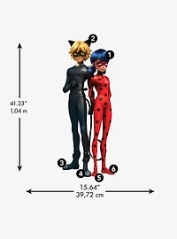 Miraculous: Tales Of Ladybug And Cat Noir Giant Peel & Stick Wall Decals