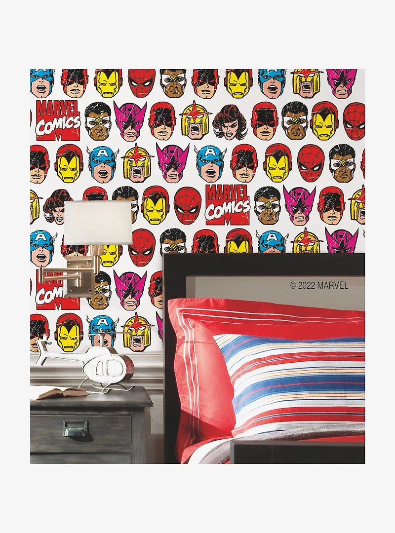 Marvel Comics Classic Character Peel & Stick Wallpaper