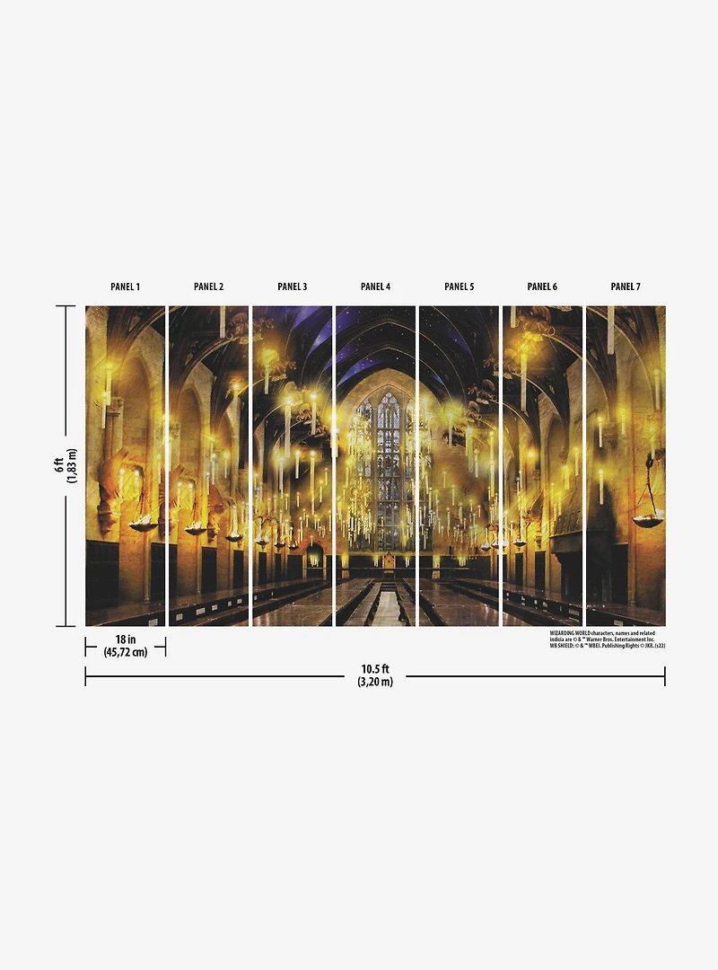 Harry Potter Great Hall Mural
