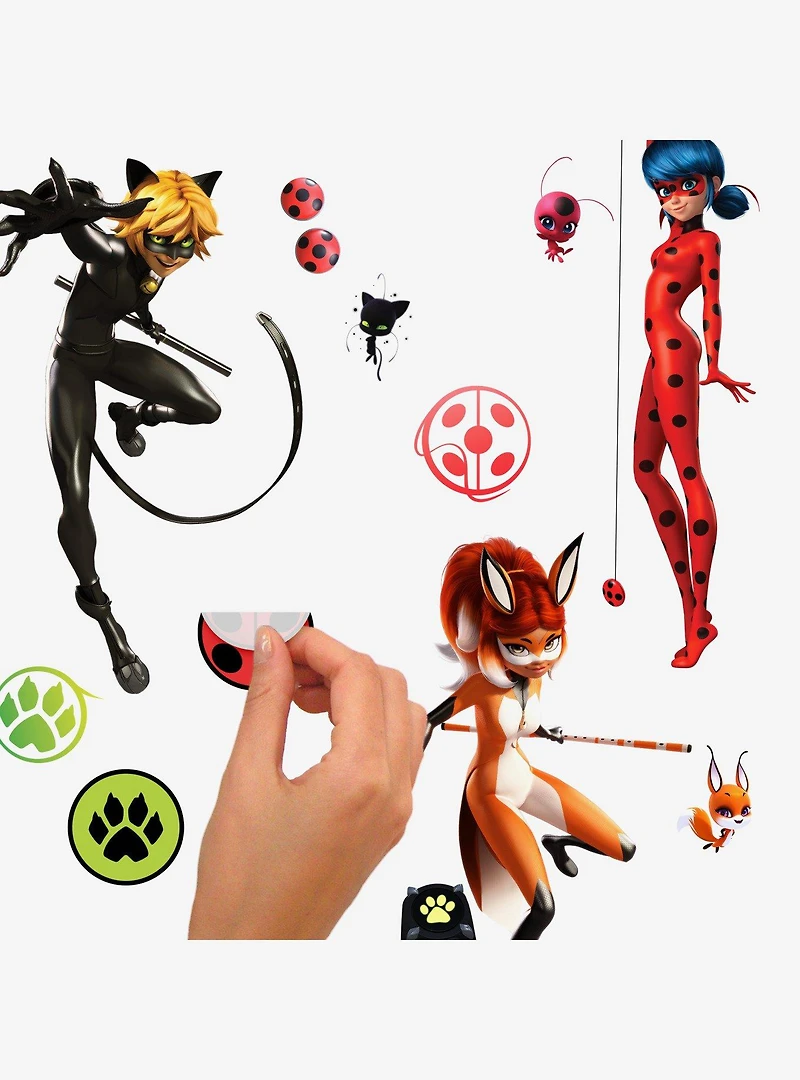 Miraculous: Tales Of Ladybug And Cat Noir Peel & Stick Wall Decals
