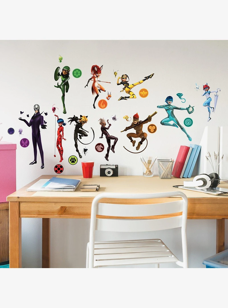 Miraculous: Tales Of Ladybug And Cat Noir Peel & Stick Wall Decals