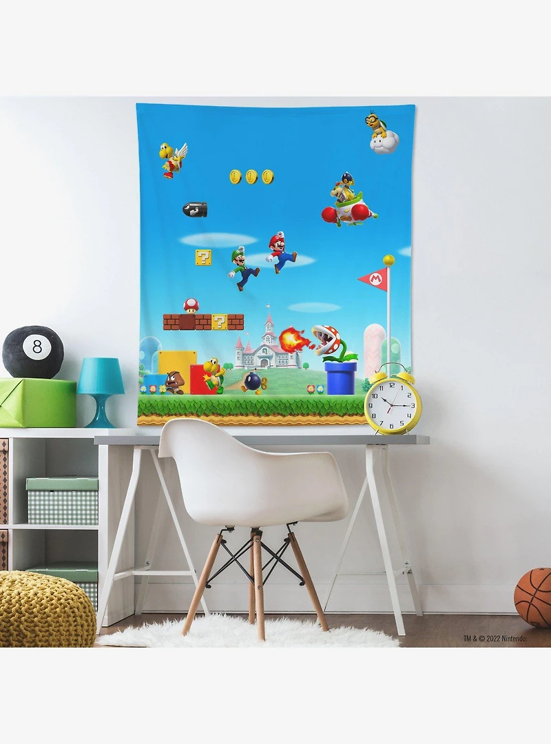 Super Mario Tapestry