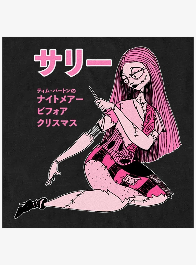 Disney The Nightmare Before Christmas Sally Pink Heavyweight T-Shirt