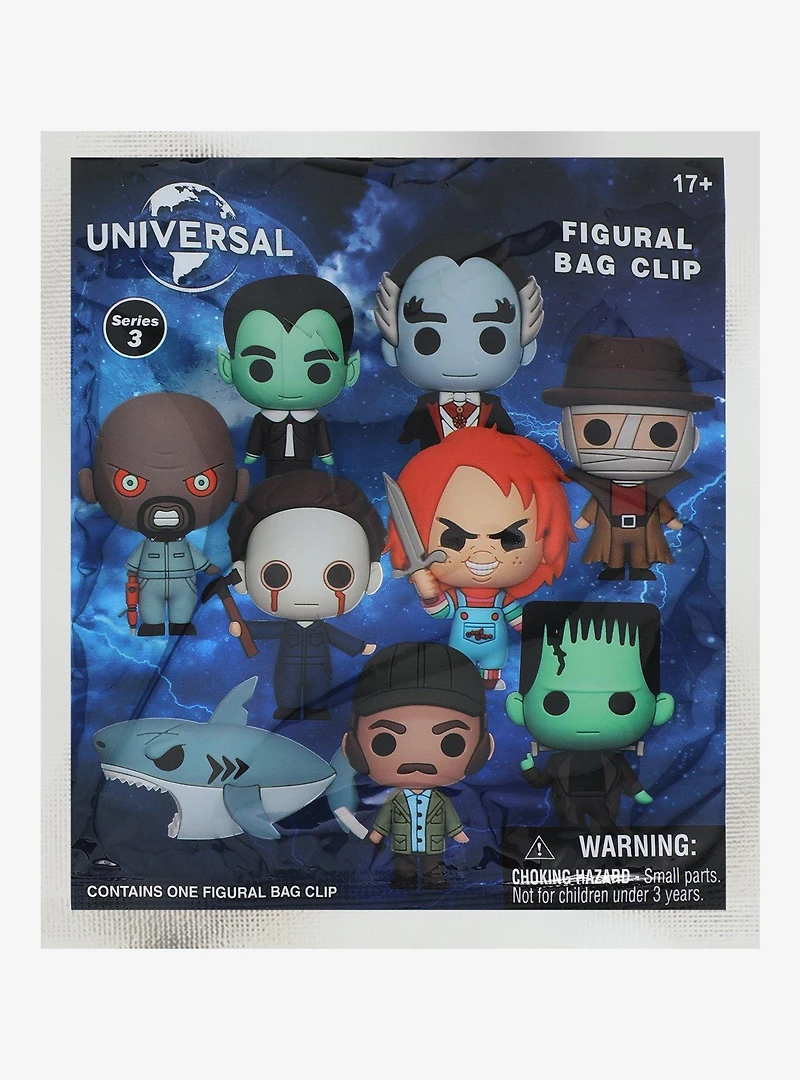 Universal Horror Icons Series 3 Blind Bag Figural Bag Clip