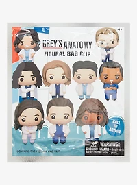 Grey's Anatomy Characters Blind Bag Figural Bag Clip