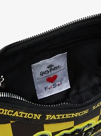 Fred Segal Harry Potter Hufflepuff Checkered Crossbody Bag