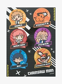 Chainsaw Man Characters Sticker Sheet