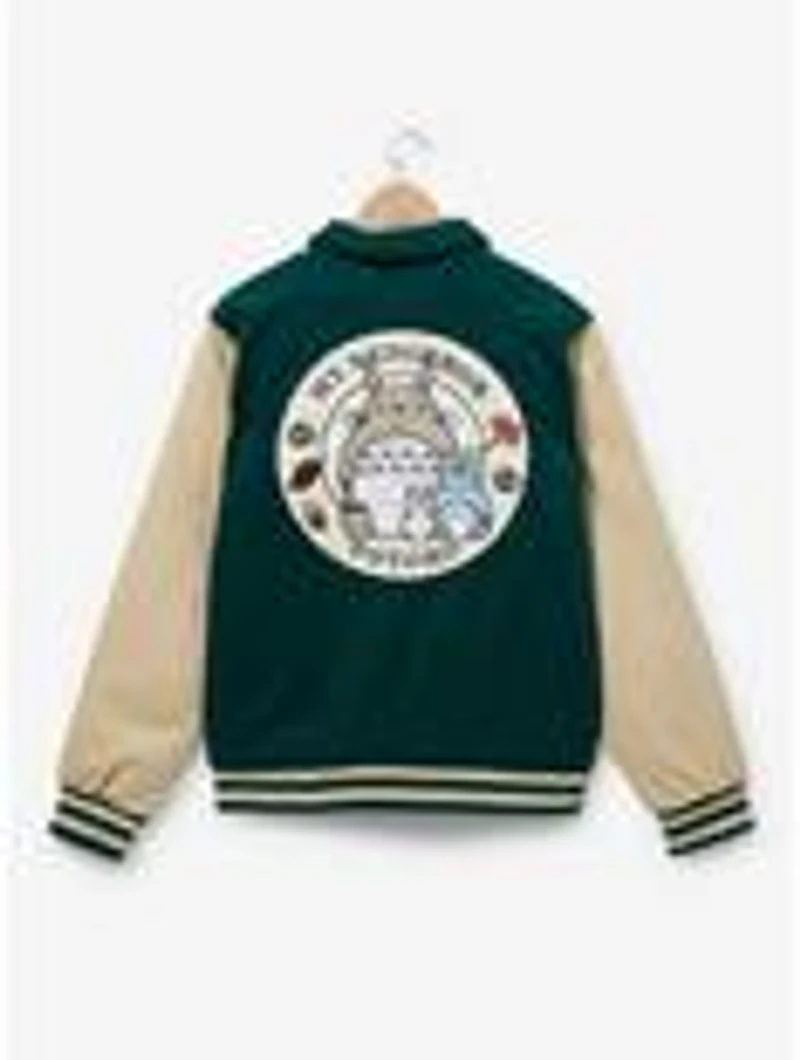 Studio Ghibli My Neighbor Totoro Corduroy Varsity Jacket - BoxLunch Exclusive