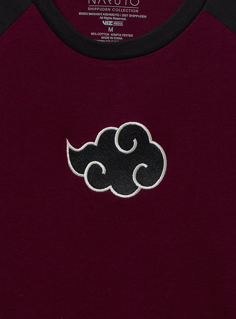 Naruto Shippuden Akatsuki Cloud Raglan T-Shirt - BoxLunch Exclusive