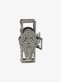 Scream Ghost Face Bling Claw Hair Clip