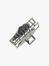 Scream Ghost Face Bling Claw Hair Clip