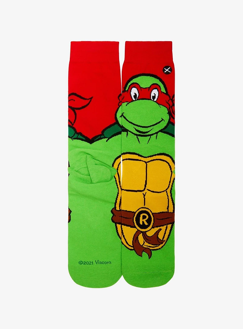 Odd Sox Teenage Mutant Ninja Turtles Raphael Portrait Crew Socks